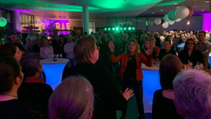 Zaal met publiek