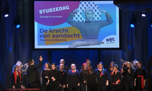 Liberty Gospel Choir op podium St. Stevenskerk Nijmegen